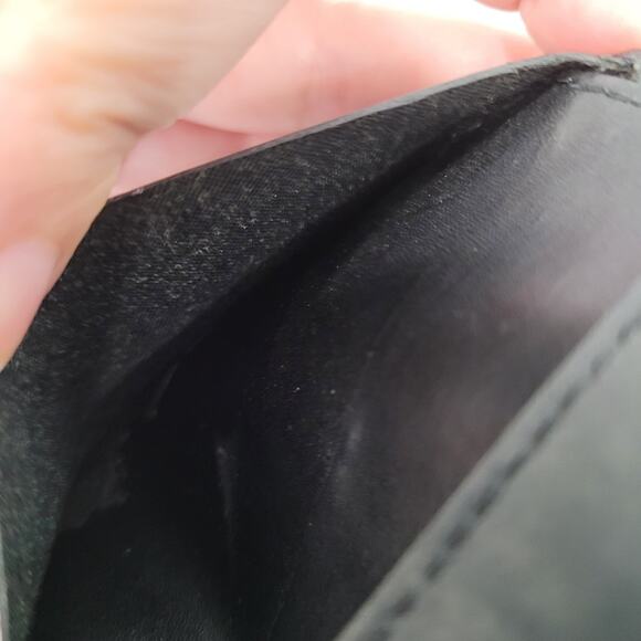 Hunting World Key Case Hooks Holder Wallet Logo Black Trifold Leather Italian - Picture 7 of 9